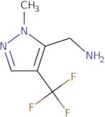 [1-Methyl-4-(trifluoromethyl)-1H-pyrazol-5-yl]methanamine