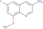 6-Fluoro-8-methoxyquinolin-3-amine