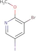 3-Bromo-5-iodo-2-methoxypyridine