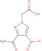 2-(3-Carbamoyl-4-nitro-1H-pyrazol-1-yl)acetic acid