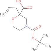 4-[(tert-Butoxy)carbonyl]-2-(prop-2-en-1-yl)morpholine-2-carboxylic acid