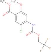 Methyl 5-chloro-2-methoxy-4-{[(2,2,2-trifluoroethoxy)carbonyl]amino}benzoate