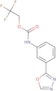 2,2,2-Trifluoroethyl N-[3-(1,3,4-oxadiazol-2-yl)phenyl]carbamate