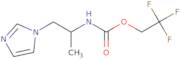 2,2,2-Trifluoroethyl N-[1-(1H-imidazol-1-yl)propan-2-yl]carbamate