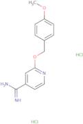 2-[(4-Methoxyphenyl)methoxy]pyridine-4-carboximidamide dihydrochloride