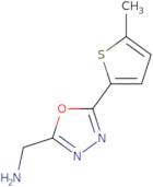 (5-(5-Methylthiophen-2-yl)-1,3,4-oxadiazol-2-yl)methanamine