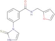 N-(Furan-2-ylmethyl)-3-(2-sulfanylidene-2,3-dihydro-1H-imidazol-1-yl)benzamide