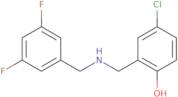 4-Chloro-2-{[(3,5-difluorobenzyl)amino]methyl}phenol