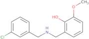 2-{[(3-Chlorobenzyl)amino]methyl}-6-methoxyphenol