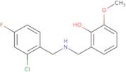 2-{[(2-Chloro-4-fluorobenzyl)amino]methyl}-6-methoxyphenol