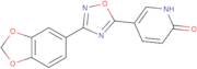 5-[3-(1,3-Benzodioxol-5-yl)-1,2,4-oxadiazol-5-yl]pyridin-2(1H)-one