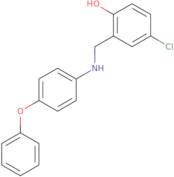 4-Chloro-2-{[(4-phenoxyphenyl)amino]methyl}phenol