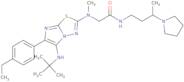 2-[[5-[(1,1-Dimethylethyl)amino]-6-(4-ethylphenyl)imidazo[2,1-b]-1,3,4-thiadiazol-2-yl]methylami...