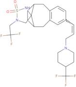 2-(2,2,2-Trifluoroethyl)-5'-[(E)-3-[4-(trifluoromethyl)piperidin-1-yl]prop-1-enyl]spiro[1,2,5-th...