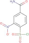 4-Carbamoyl-2-nitrobenzene-1-sulfonyl chloride