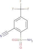 2-Cyano-4-(trifluoromethyl)benzene-1-sulfonamide