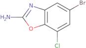 5-Bromo-7-chloro-1,3-benzoxazol-2-amine