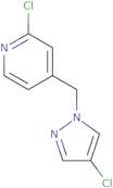 2-Chloro-4-[(4-chloro-1H-pyrazol-1-yl)methyl]pyridine