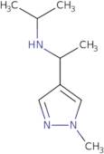 N-[1-(1-Methylpyrazol-4-yl)ethyl]propan-2-amine