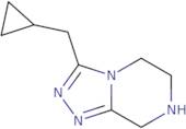 3-(Cyclopropylmethyl)-5H,6H,7H,8H-[1,2,4]triazolo[4,3-a]pyrazine