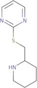 2-[(Piperidin-2-ylmethyl)sulfanyl]pyrimidine