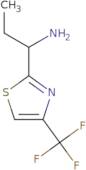 1-[4-(Trifluoromethyl)-1,3-thiazol-2-yl]propan-1-amine