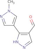 3-(1-Methyl-1H-pyrazol-4-yl)-1H-pyrazole-4-carbaldehyde