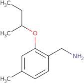 [2-(Butan-2-yloxy)-4-methylphenyl]methanamine