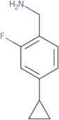 (4-Cyclopropyl-2-fluorophenyl)methanamine