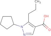 1-Cyclopentyl-5-propyl-1H-pyrazole-4-carboxylic acid