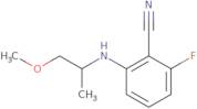 2-Fluoro-6-[(1-methoxypropan-2-yl)amino]benzonitrile