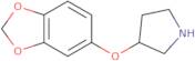 3-(1,3-Dioxaindan-5-yloxy)pyrrolidine