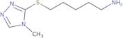 5-[(4-Methyl-4H-1,2,4-triazol-3-yl)sulfanyl]pentan-1-amine