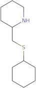 2-[(Cyclohexylsulfanyl)methyl]piperidine