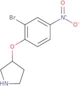 3-(2-Bromo-4-nitrophenoxy)pyrrolidine