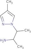 3-(4-Methyl-1H-pyrazol-1-yl)butan-2-amine