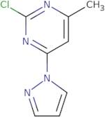 2-Chloro-4-methyl-6-(1H-pyrazol-1-yl)pyrimidine