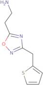 2-{3-[(Thiophen-2-yl)methyl]-1,2,4-oxadiazol-5-yl}ethan-1-amine