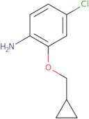 4-Chloro-2-(cyclopropylmethoxy)aniline