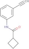 N-(3-Ethynylphenyl)cyclobutanecarboxamide