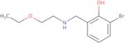 2-Bromo-6-{[(2-ethoxyethyl)amino]methyl}phenol