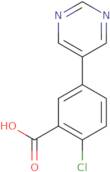 2-Chloro-5-(pyrimidin-5-yl)benzoic acid