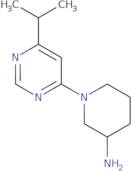 1-[6-(Propan-2-yl)pyrimidin-4-yl]piperidin-3-amine