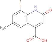 8-Fluoro-2-hydroxy-6-methylquinoline-4-carboxylic acid