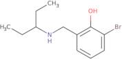 2-Bromo-6-{[(pentan-3-yl)amino]methyl}phenol