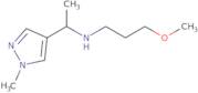 3-Methoxy-N-[1-(1-methylpyrazol-4-yl)ethyl]propan-1-amine