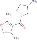 (3-Aminopyrrolidin-1-yl)(3,5-dimethylisoxazol-4-yl)methanone