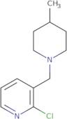 2-Chloro-3-[(4-methylpiperidin-1-yl)methyl]pyridine