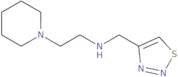 [2-(Piperidin-1-yl)ethyl](1,2,3-thiadiazol-4-ylmethyl)amine