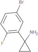 1-(5-Bromo-2-fluorophenyl)cyclopropan-1-amine